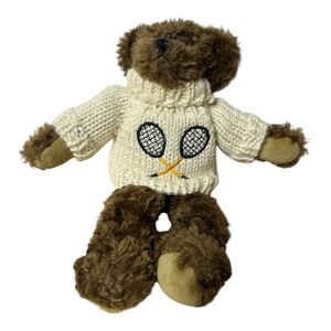 Unipak‎ Vintage Teddy Bear Plush Tennis Sweater Stuffed Animal Collectible